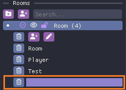 The World tab of the World Editor, showing an empty entry
